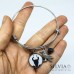 Bracciale bangle Malefica inspired con charms