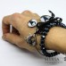 Bracciale bangle Malefica inspired con charms