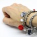 Bracciale acciaio La Bella e la Bestia inspired con charms