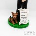 Cake topper personalizzato per laurea ragazza