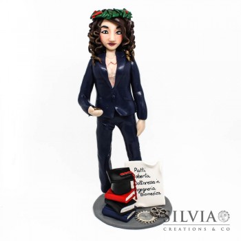 Cake topper personalizzato per laurea ingegneria 