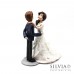 Cake topper sposi esempio posa uno